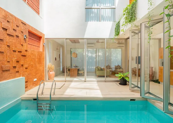 Elivaas Mirai Aries 3 Bhk Retreat With Private Pool Near Famous Beaches