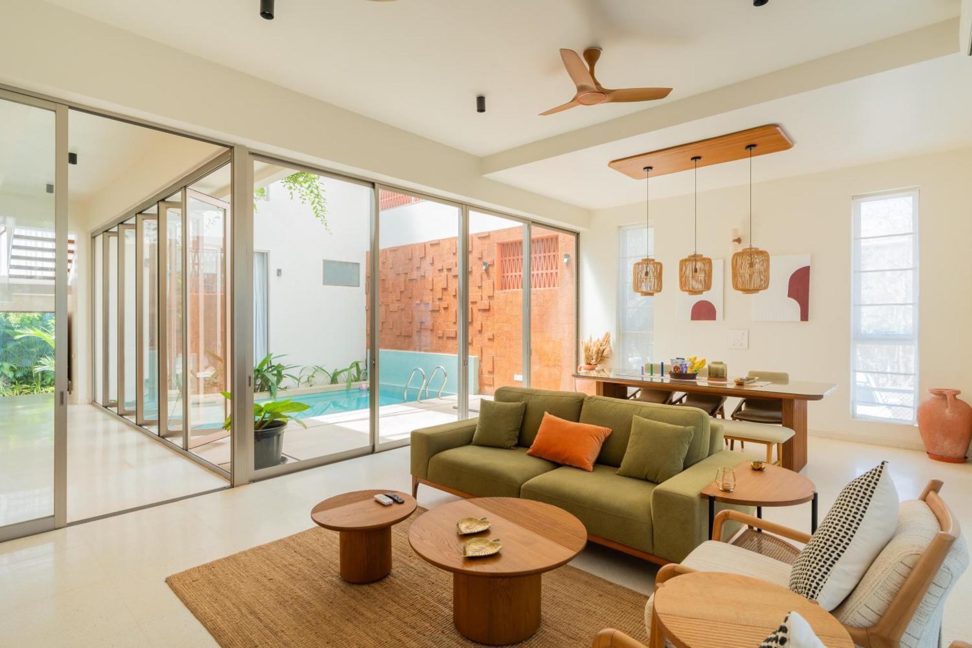 Elivaas Mirai Aries 3 Bhk Retreat With Private Pool Near Famous Beaches Vagator