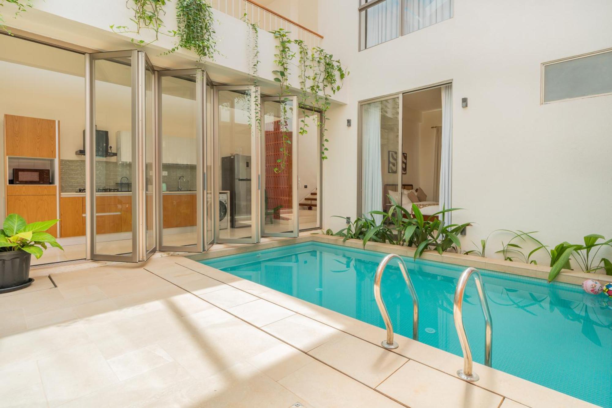 Elivaas Mirai Aries 3 Bhk Retreat With Private Pool Near Famous Beaches Villa *