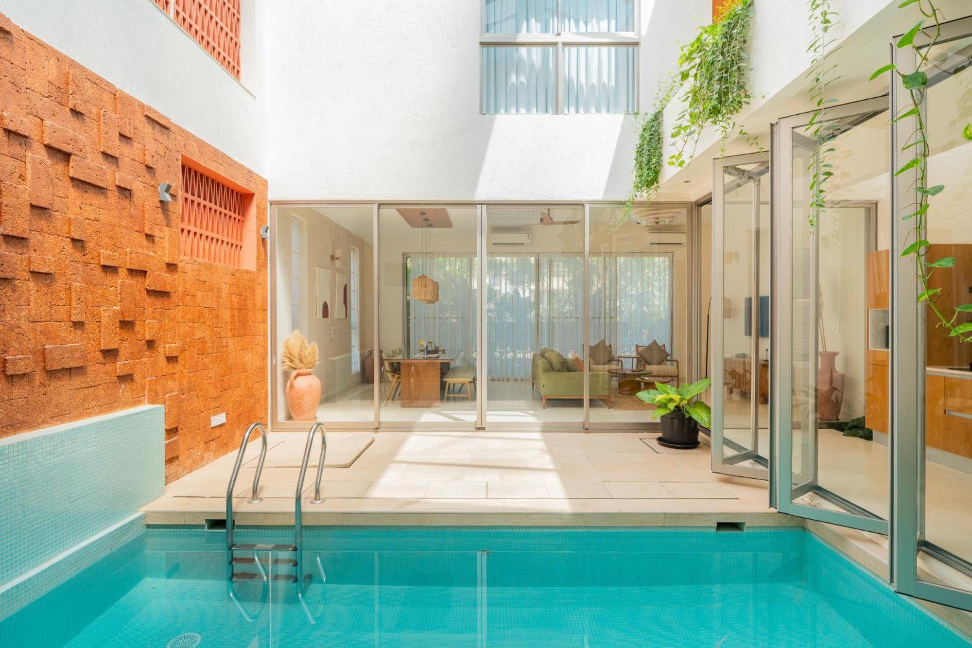 Elivaas Mirai Aries 3 Bhk Retreat With Private Pool Near Famous Beaches