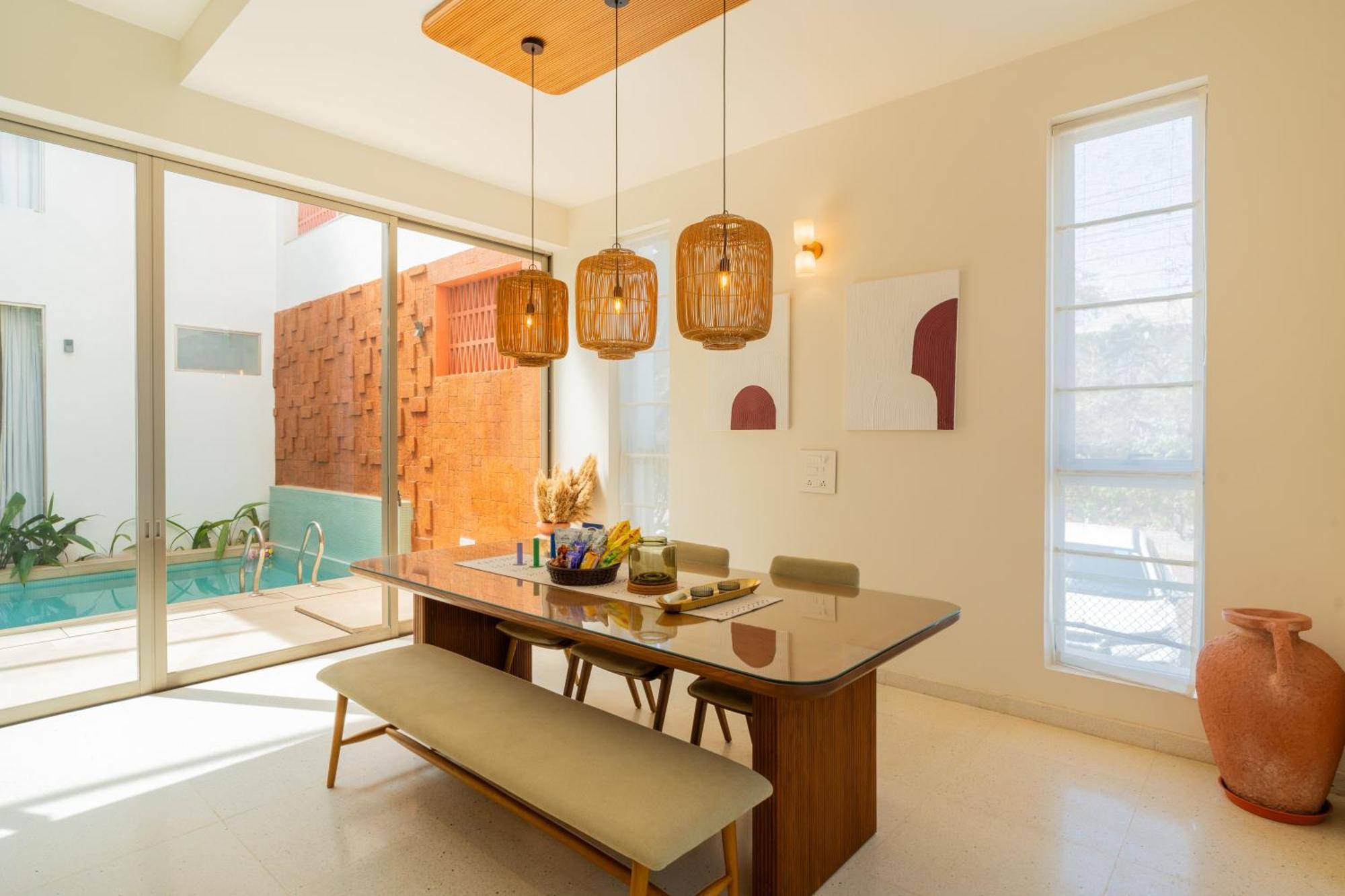 Elivaas Mirai Aries 3 Bhk Retreat With Private Pool Near Famous Beaches