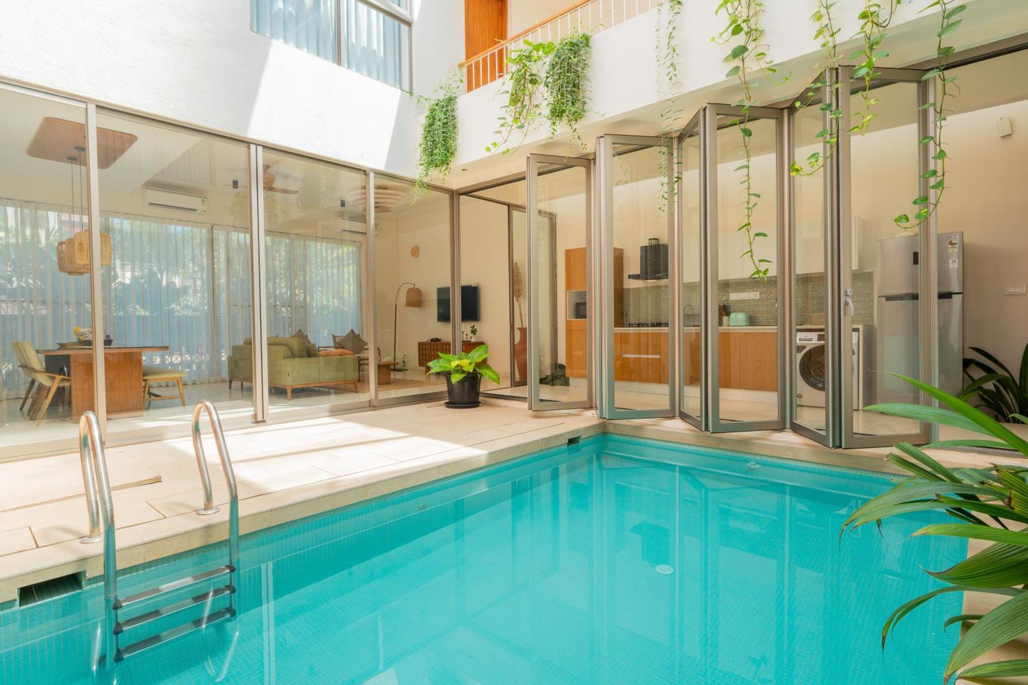 Villa Elivaas Mirai Aries 3 Bhk Retreat With Private Pool Near Famous Beaches *